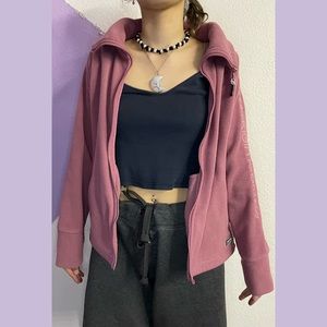 !Most Beautiful Mauve Pink Zip-Up Jacket by Calvin Klein💟